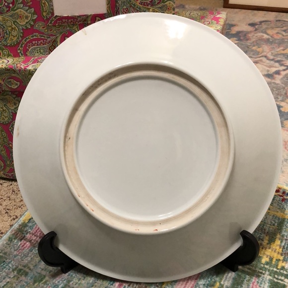 Porcelain Inlayed Floral & Scripted Designed Bowl - Picture 7 of 12